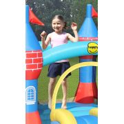 Saltea gonflabila castel cu tobogan dublu FUNK9512