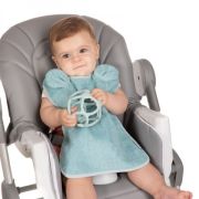 Jucarie bebelusi din silicon Bo Jungle bila pastel bleu - SOLBJB910410