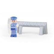 Camion Politie Lena Truxx cu figurina si accesorii - SOLLE04455