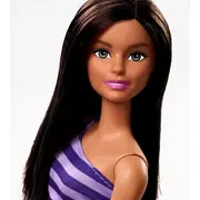 PAPUSA BARBIE TINUTE STRALUCITOARE SATENA CU ROCHITA MOV VIVMTT7580_FXL69
