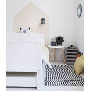 Patut Din Lemn Masiv, Transformabil Pentru Bebe Si Junior, Hampton 140 X 70 Cm Pjbhampton_140