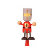 Pix lemn cu figurina Cavalerul Rosu Fiesta Crafts FCP-5177 BBJFCP-5177_Initiala
