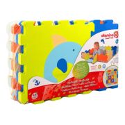 Puzzle burete cu animale pentru copii Globo Vitamina G 9 piese Eva cu margini - SOLGL05342