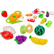 Set alimente diverse fructe si legume si cutit Globo cu velcro - SOLGL39465