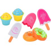 Set inghetata si briose Globo din plastic 6 piese - SOLGL38939