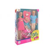 Set papusa insarcinata cu familie Globo cu diverse accesorii - SOLGL39805
