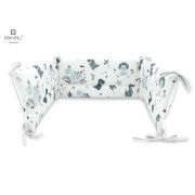 MimiNu - Aparatoare patut 120X60 cm, Dino Granat BYN6426972004923
