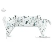 MimiNu - Aparatoare patut 120X60 cm, Dino Granat BYN6426972004923