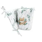 MimiNu - Aparatoare patut 120X60 cm, Lulu Natural BYN6426972004954