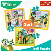 PUZZLE TREFL 3IN1 DISTRACTIE IN FAMILIA TREFILIKI VIV34850