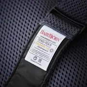 BabyBjorn - Marsupiu anatomic Mini, cu pozitii multiple de purtare – Anthracite, 3D Mesh BSAFE021013E1