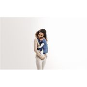 BabyBjorn - Marsupiu anatomic Mini, cu pozitii multiple de purtare – Vintage Indigo, Bumbac BSAFE021074E1