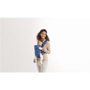 BabyBjorn - Marsupiu anatomic Mini, cu pozitii multiple de purtare – Vintage Indigo, Bumbac BSAFE021074E1