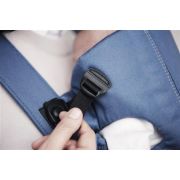 BabyBjorn - Marsupiu anatomic Mini, cu pozitii multiple de purtare – Vintage Indigo, Bumbac BSAFE021074E1