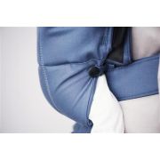 BabyBjorn - Marsupiu anatomic Mini, cu pozitii multiple de purtare – Vintage Indigo, Bumbac BSAFE021074E1