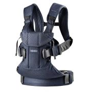 BabyBjorn - Marsupiu anatomic One Air - Navy Blue, 3D Mesh BSAFE098008E1