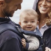 BabyBjorn - Marsupiu anatomic One Air - Navy Blue, 3D Mesh BSAFE098008E1