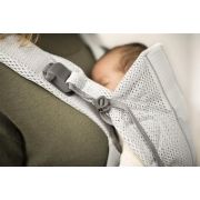 BabyBjorn - Marsupiu anatomic One Air - Silver, 3D Mesh BSAFE098004E1