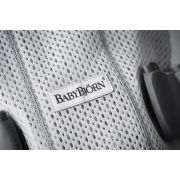 BabyBjorn - Marsupiu anatomic One Air - Silver, 3D Mesh BSAFE098004E1