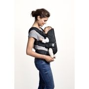 BabyBjorn - Marsupiu anatomic One, cu pozitii multiple de purtare Denim grey, Bumbac BSAFE098094E1