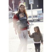 BabyBjorn - Marsupiu anatomic One, cu pozitii multiple de purtare Denim grey, Bumbac BSAFE098094E1