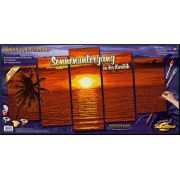 KIT PICTURA PE NUMERE SCHIPPER APUS IN CARAIBE, 5 TABLOURI VIV609450728