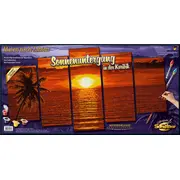 KIT PICTURA PE NUMERE SCHIPPER APUS IN CARAIBE, 5 TABLOURI VIV609450728