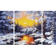KIT PICTURA PE NUMERE SCHIPPER IARNA, 3 TABLOURI VIV609260786