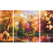 KIT PICTURA PE NUMERE SCHIPPER O VARA INDIANA, 3 TABLOURI VIV609260650