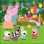 Puzzle 3 in 1 - purcelusa peppa in vacanta (3 x 55 piese)