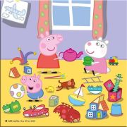 Puzzle 3 in 1 - purcelusa peppa in vacanta (3 x 55 piese)