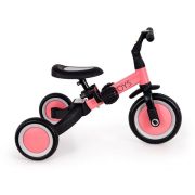 Tricicleta echilibru cu pedale ecotoys tr001, 4 in 1, roz edeeditr001pink