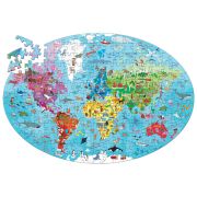 Cunoaste si exploreaza - puzzle planeta pamant (205 piese)