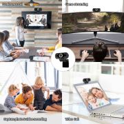 Camera Web 1080P, USB 2.0, FullHD, Trepied inclus In One IO0037 BBJIO0037_Negru
