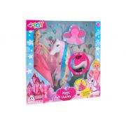 Papusa cu unicorn Globo Wtoy cu lumini si diverse accesorii - SOLGL39826