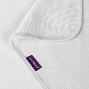 Paturica din bumbac Waffle Weave 70 x 90 cm-  White Clevamama 3462 SUPclvm_3462