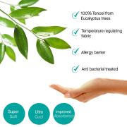 Protectie impermeabila pentru pat Tencel 70x90 cm Clevamama 3331 SUPclvm_3331
