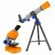 Set microscop cu telescop Junior National Geographic - SOLBRS8850900