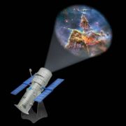 Telescop spatial National Geographic cu proiectie diapozitiv - SOLBRS9105500