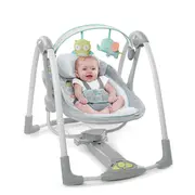 Ingenuity - Leagan portabil Swing 'n Go Portable Swing&trade; - Hugs & Hoots&trade; BBB10247