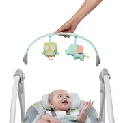 Ingenuity - Leagan portabil Swing 'n Go Portable Swing&trade; - Hugs & Hoots&trade; BBB10247
