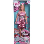 PAPUSA STEFFI CU FUSTITA CU PAIETE HELLO KITTY VIV109283010