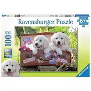 PUZZLE CATEI IN VALIZA, 100 PIESE - ARTRVSPC10538