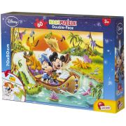 Puzzle de colorat maxi - Mickey Mouse in jungla (60 piese) EDULS48205