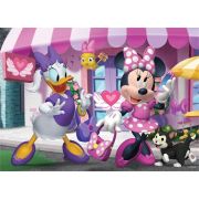 Puzzle de colorat maxi - Minnie si Daisy la cumparaturi (35 piese) EDULS74136