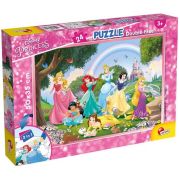 Puzzle de colorat - Printese in gradina (24 piese) EDULS74082