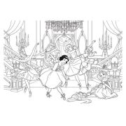 Puzzle de colorat - Printese la bal (250 piese) EDULS48083