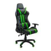 Scaun gaming off 306, spatar rabatabil, cotiere reglabile, piele ecologica, suport picioare, perna cervicala si lombara, inaltime ajustabila, 110 kg drm3354