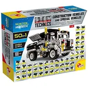 Set STEM 50 in 1 - Masinute pe santier EDULS73344