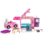 BARBIE 3IN1 RULOTA DE VIS SUPER ACCESORIZATA CU 60 DE PIESE VIVMTGHL93